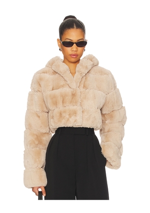 NBD Kira Jacket in Beige. Size M. Also in L, S, XL, XS.