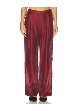 L'Academie by Marianna Liya Pant in Red. Size M. Also in XXS, XS, S, L.