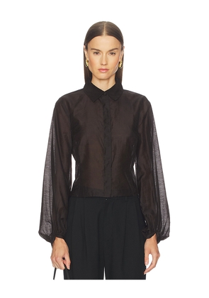 L'Academie by Marianna Tya Top in Black. Size M. Also in XXS, XS, S.