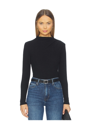 Nation Los Angeles Neda Pleated Top in Black. Size M. Also in XS, S, L.