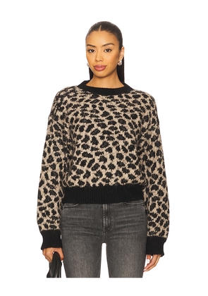 MOTHER The Itsy Crop Jumper in Black. Size M. Also in XS, S, L.