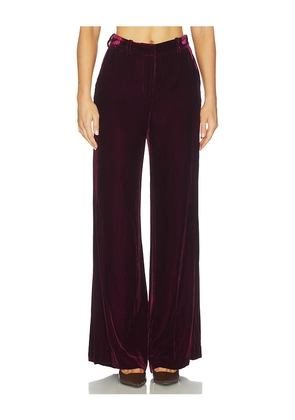 L'AGENCE Pilar Wide Leg in Red. Size 10. Also in 0, 12, 4, 8.