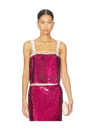 Maude Club Beverly Top in Fuchsia. Size M. Also in L, S, XS.