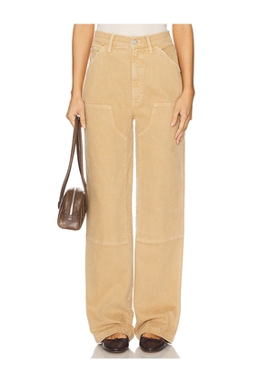 MOTHER The Bee's Knees Stud Finder Sneak in Tan. Size 26. Also in 29, 32.