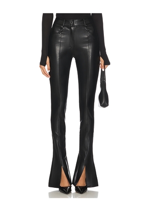 Norma Kamali Spat Jeans in Black. Size M. Also in L, XL.