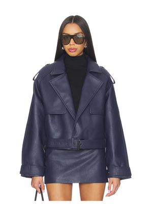 Nakedvice x REVOLVE The Madden Jacket in Navy. Size M. Also in L, S, XS.