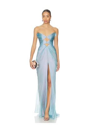 Maria Lucia Hohan Cassiopeia Maxi Dress in Baby Blue. Size 36/4. Also in 34/2.