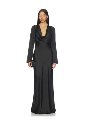 Lovers and Friends Natalia Gown in Black. Size M. Also in XXS, XS, S, L.