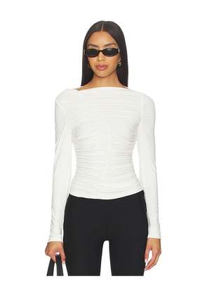 MADISON THE LABEL Lorena Top in White. Size M. Also in L, S, XL/1X, XS.