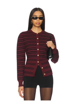 NIA Baxter Cardigan in Burgundy. Size M. Also in S, XS, L.