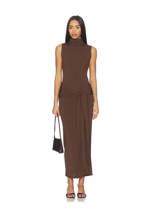 NIA Victoria Dress in Brown. Size M. Also in XS, S, L, XL.