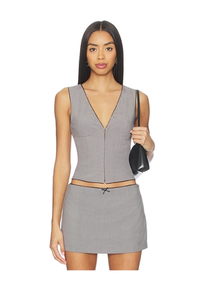 NIA Anouk Top in Grey. Size M. Also in XS, S, L, XL.