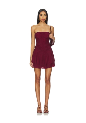 NIA Astrid Dress in Burgundy. Size M. Also in S, XS.