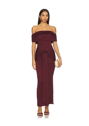 NIA Calista Dress in Burgundy. Size M. Also in S, XS.