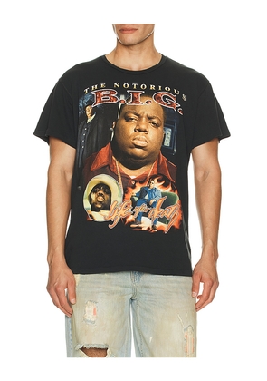Madeworn Notorious BIG T-Shirt in Black. Size M. Also in S.