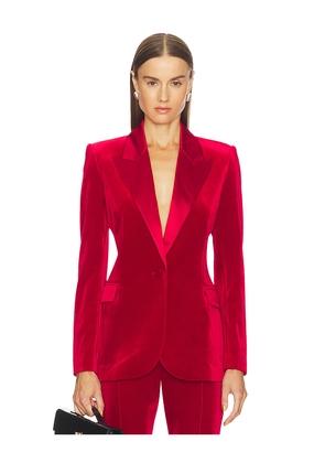 Nadine Merabi Beatrice Blazer in Red. Size 4/S. Also in 12/XL, 6/SM.