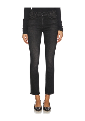 MOTHER The Mid Rise Dazzler Flood Jeans in Black. Size 27. Also in 25, 28, 30, 32, 34.