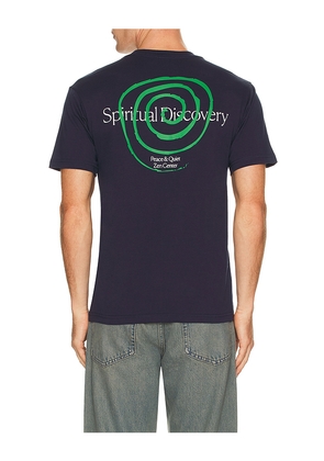 Museum of Peace and Quiet Spiritual Discovery T-Shirt in Navy. Size M. Also in XS, S, L, XL/1X.