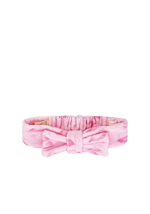 LoveShackFancy Headband With Bow in Pink.