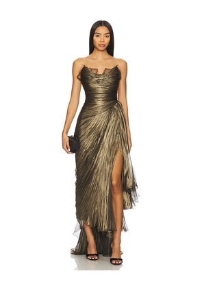 Maria Lucia Hohan x REVOLVE Jolie Dress in Olive. Size 36/4. Also in 40/8.