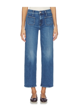 MOTHER The Patch Pocket Maven Ankle Jeans in Blue. Size 25. Also in 23, 24, 27, 28, 29, 30, 31, 33, 34.
