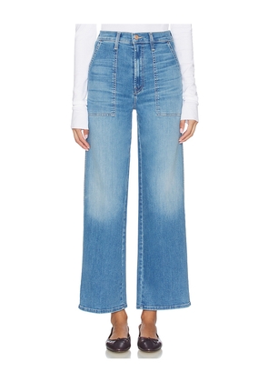 MOTHER The Stitch Maven Flood Jeans in Blue. Size 26. Also in 25, 27, 28, 29, 30, 31, 33, 34.