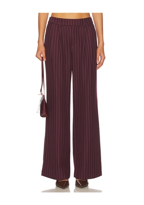NIA Kara Trouser in Burgundy. Size M. Also in S, L, XL.