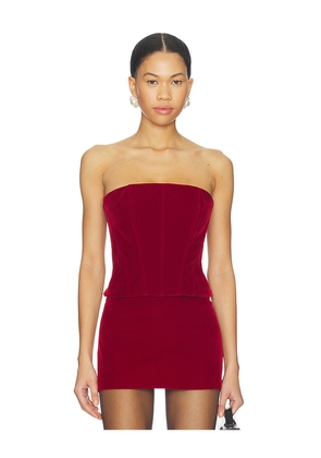 NBD Asma Top in Red. Size M. Also in XS, XXS, S, L, XL.