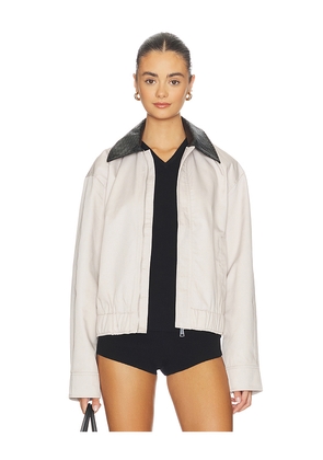 MORE TO COME Huntleigh Jacket in Beige. Size L. Also in M, S, XL, XS, XXS.