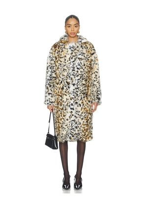 Le Superbe Anora Coat in Brown. Size S/M. Also in M/L.