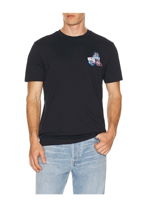 Original Penguin Gondola Patch Tee in Blue. Size M. Also in S, L, XL/1X.