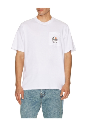 Malbon Golf x Santa Cruz Bermuda Bunker Tee in White. Size M. Also in L, S.