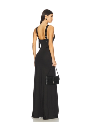 OW Collection Florence Maxi Dress in Black. Size M. Also in S, XS.