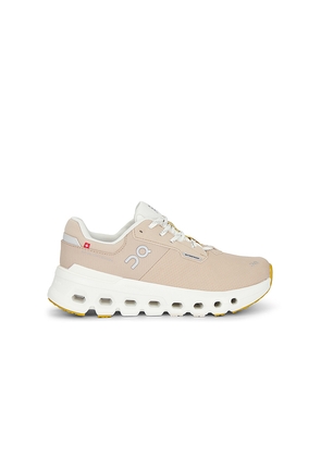 On Cloudrunner 2 Waterproof Sneakers in Taupe. Size 7.5. Also in 10, 8, 8.5, 9.