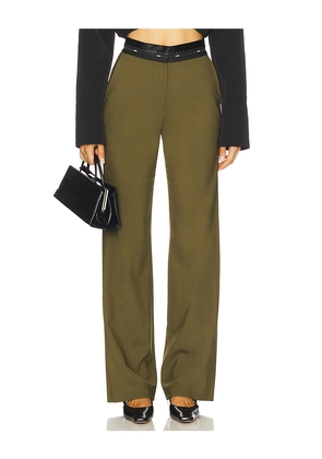 MSGM Signature Pant in Olive. Size 40. Also in 36.