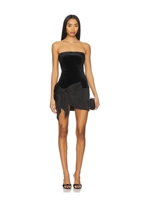 MORE TO COME Rosie Velvet Dress in Black. Size M. Also in L, XL, XS.