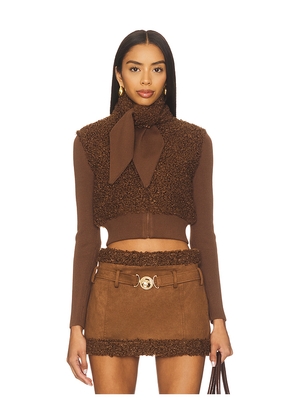 Nana Jacqueline Anne Jacket in Brown. Size L. Also in S, M.