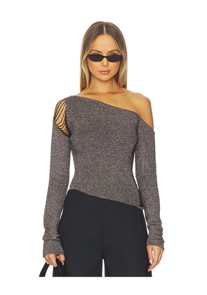 MAY MASHIAH Annie Top in Black. Size M. Also in XS, S.