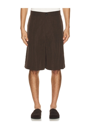 Le17Septembre Adjustable Bermuda Shorts in Brown. Size 48. Also in 46, 50, 52.