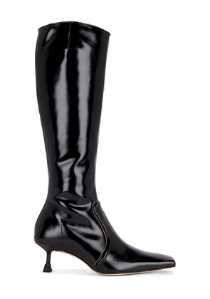 Miista Vikki Tall Boot in Black. Size 37. Also in 36, 38, 39, 40, 41.