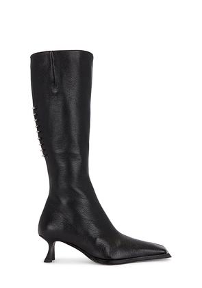 Miista Blanca Tall Boot in Black. Size 38. Also in 37, 39, 40.