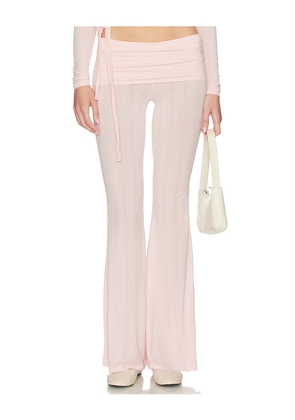 Negative Underwear Whipped Roll Down Pant in Pink. Size M. Also in L, XL/1X.