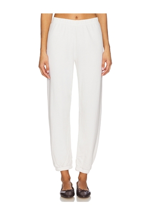 LA Made Classic Sweatpant in Ivory. Size M. Also in XS, S, XL.