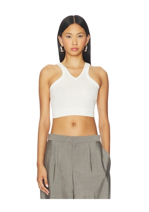 Lisa Yang Jaime Top in Ivory. Size 1. Also in 0, 2.