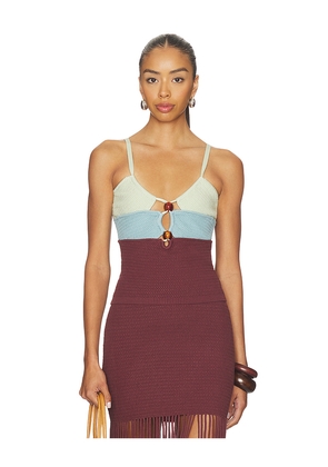 OSIS STUDIO Nina Top in Mauve. Size M. Also in XS, S, L.