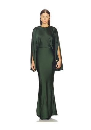 Norma Kamali Reverse Obie Gown in Dark Green. Size M. Also in XXS, XS, S.