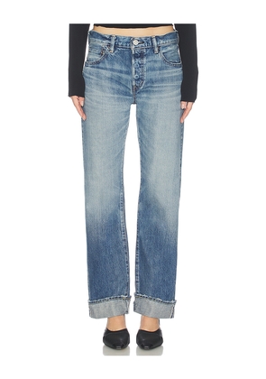 Moussy Vintage Deltona Straight Jeans in Blue. Size 23. Also in 24, 25, 26, 29.
