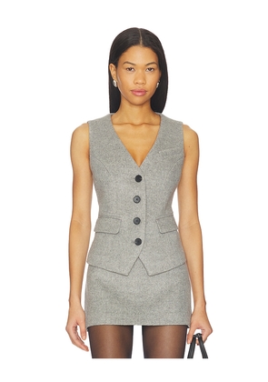 Lovers and Friends Evie Top in Grey. Size L. Also in XXS, XS, S, M, XL.