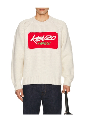 Kenzo Rws Reversible x Futura Jumper in White. Size M. Also in S, L, XL/1X.