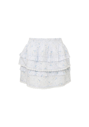 LoveShackFancy Kids Billie Skirt in Baby Blue. Size 3. Also in 2, 4, 5, 6.